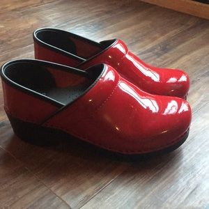 Dansko Clogs- Red